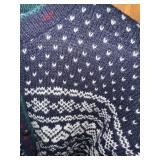 XL L.L. Bean Wool Knit Sweater with Snowflake Pattern