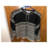 Norlander Norwegian Wool Sweater with Nordic Patterns