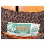 Handknitted Norwegian Wool Sweater with Nordic Pattern