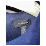 R&M Richards Navy Sequin Embellished Evening Gown Size 12