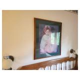 Framed Artwork of Mother Holding Child