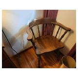 Vintage Wooden Spindle Back Chair