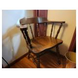 Vintage Wooden Spindle Back Chair