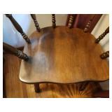Vintage Wooden Spindle Back Chair