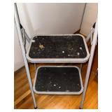 Folding Step Ladder with Black Non-Slip Steps