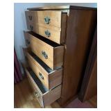Vintage E. B. Allen Baumritter 6-Drawer Wooden Dresser