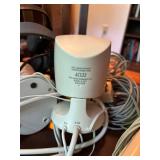 Lot of Electronics: Altec Lansing Speaker System, AARP Power Adapter, and Dell Keyboard