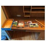 Office Supplies Including Brother Label Maker, Envelopes, and Ativa Paper Shredder