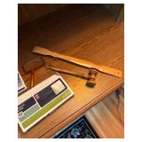 Office Supplies Including Brother Label Maker, Envelopes, and Ativa Paper Shredder