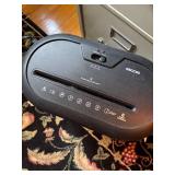 Office Supplies Including Brother Label Maker, Envelopes, and Ativa Paper Shredder