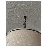 Vintage Hanging Pendant Lamp with Woven Detail