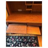 Wooden Desk with Hutch and Drawers
