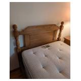 Vintage Twin Size Wooden Bed Frame