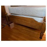Vintage Twin Size Wooden Bed Frame