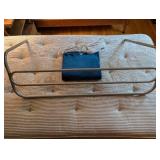 Electric Heating Pad with Blue Cover with Adjustable Heat Control and Bed Guard Rail