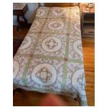 Set of 2 Floral Quilted Twin Bedspreads with Pillow Covers
