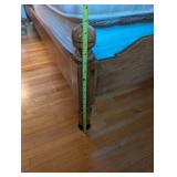 Twin Size Wooden Bed Frame with Mattress