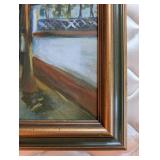 Set of 2 Framed Impressionist Paintings