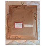 Collection of 3 Framed Floral Art Prints with Various Designs