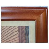 Framed Grant Wood Art Print "Fall Plowing"