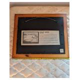 Framed Grant Wood Art Print "Fall Plowing"