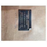 Framed Vintage Style Portrait of Girl with Flowers