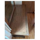 Vintage Wooden Dresser with Mirror and 6 Drawers