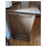 Vintage Wooden Dresser with Mirror and 6 Drawers