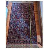Set of 3 Karastan Red Sarouk Wool Area Rugs