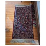 Set of 3 Karastan Red Sarouk Wool Area Rugs