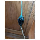 Pair of Crystal Hurricane Lamps with Glass Shades