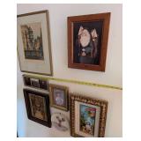 Collection of 7 Framed Artworks and Prints
