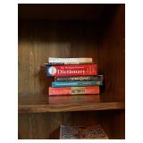 Collection of Books Including Dictionaries and Classic Literature