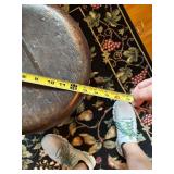 Vintage Wooden Stool with Round Seat