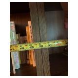 Set of 2 Wooden Bookshelves (Contents not included)