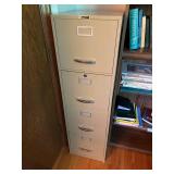 Metal 4-Drawer Filing Cabinet