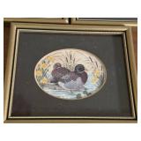 Set of 3 Vintage Miniature Game Bird Prints