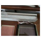 Assorted Picture Frames and Lighthouse Artwork Set