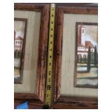 Pair of Framed Vintage Landscape Paintings