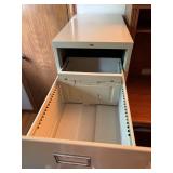 4-Drawer Metal Filing Cabinet with Label Holders