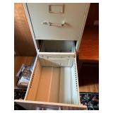 4-Drawer Metal Filing Cabinet with Label Holders