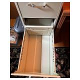 4-Drawer Metal Filing Cabinet with Label Holders