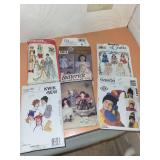 Collection of Vintage Sewing Patterns for Various Clothing Items