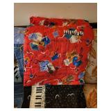 Lot of Handcrafted Quilts and Afghans with Decorative Pillows