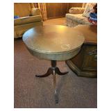 Set of 2 Vintage Wooden Side Tables with Storage