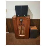 Deco Philco Vintage Wooden Radio Console with JBL Speakers