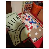 Lot of Classic Board Games and Toys Including LEGO and Rummy Royal