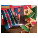 Vintage Collectibles Set with Nesting Dolls and Decorative Items