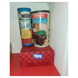 Vintage Tinkertoy and Lincoln Logs Construction Sets with Assorted Toys