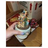 Holiday Decor Collection Featuring Santa Figurines and Accessories